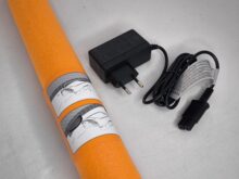 Foam noodle with power supply unit