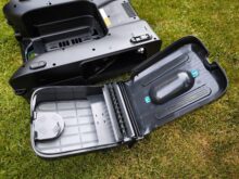 Open filter basket with compartment for chlorine tablets