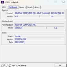 ASUS Vivobook S 16 (S3607QA)