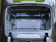 Open filter basket compartment