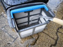 ... and rinse once with the garden hose