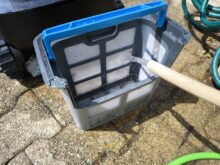 ... and rinse once with the garden hose