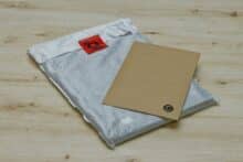 Laptop bag and brown envelope