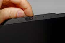 Sliding shutter on the webcam of the Lenovo Thinkpad E16 G2