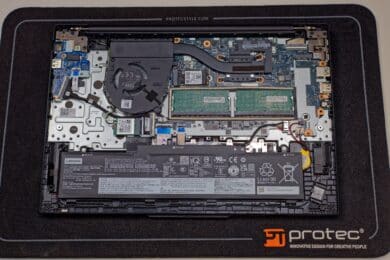 Lenovo Thinkpad E16 G2 from below without cover