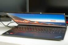 Lenovo Thinkpad E16 G2 viewing angle test from above