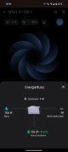EcoFlow Wave 3 app fan mode with 9 watts power consumption