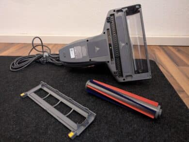 Underside of the Jimmy BX7 Pro Max with brush and cover removed