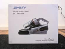 Packaging of the Jimmy BX7 Pro Max with product image