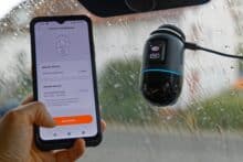 Smartphone and dash cam