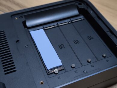 Assembly: M2 SSD no. 1.