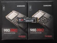 The additional M.2 SSDs for our test