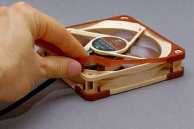 Sealing lip on the Noctua NF-A12x25 G2