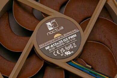 Noctua NF-A12x25 G2 PWM from behind