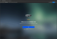 The setup process starts automatically.