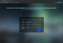 The name and account can be specified at the beginning.