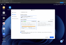 Configuration of the NVMe hard disk