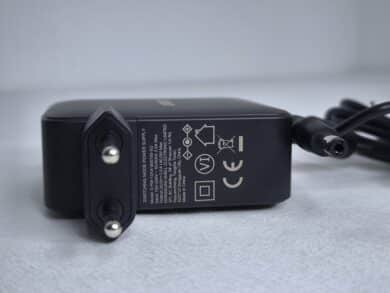 The power supply unit is quite bulky.