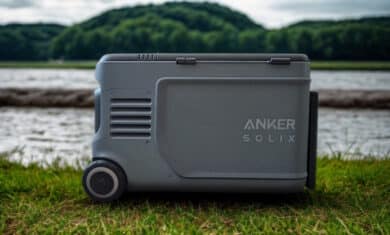 The Anker Solix EverFrost 2 (23L) on the banks of the Rhine.