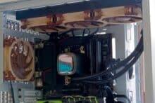 Noctua NF-A12x25 G2 on an AIO water cooling system