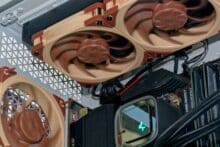 Noctua NF-A12x25 G2 on a radiator