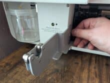 Mounting the DTF film holder on the back of the Procolored P13