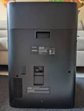 Rear view of the Yeedi S16 Plus OMNI station with mains connection and main switch