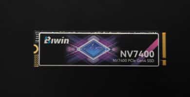 Front of the NVMe SSD