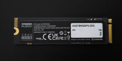 Back of the NVMe SSD
